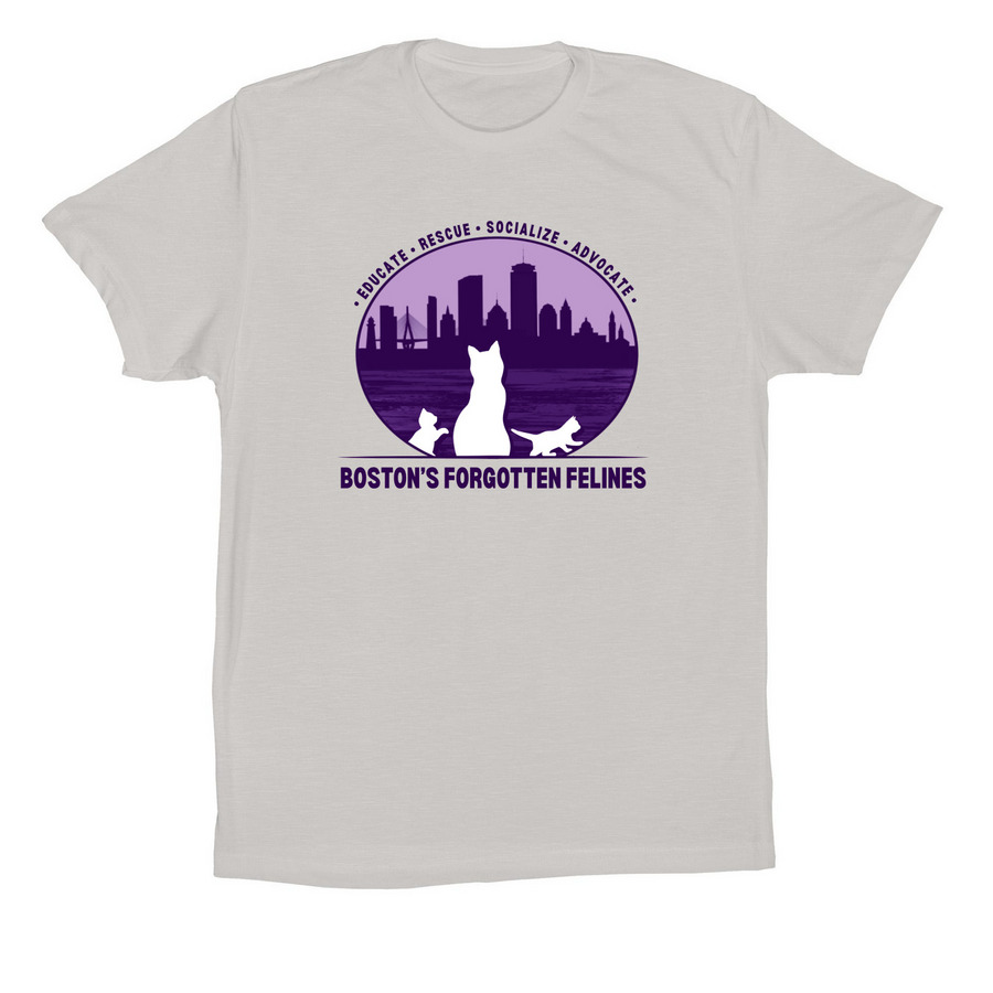 BFF Classic Logo Shirt, a Solid Athletic Grey Premium Cotton Tee