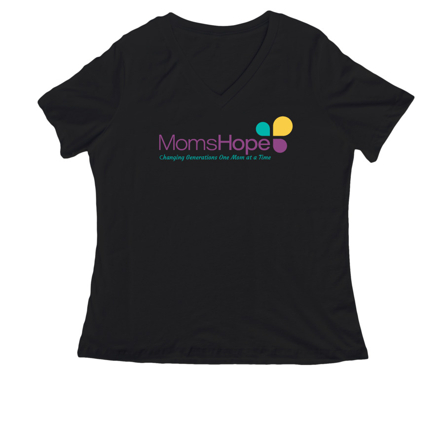 MomsHope, a Black Women's Relaxed V-Neck Tee