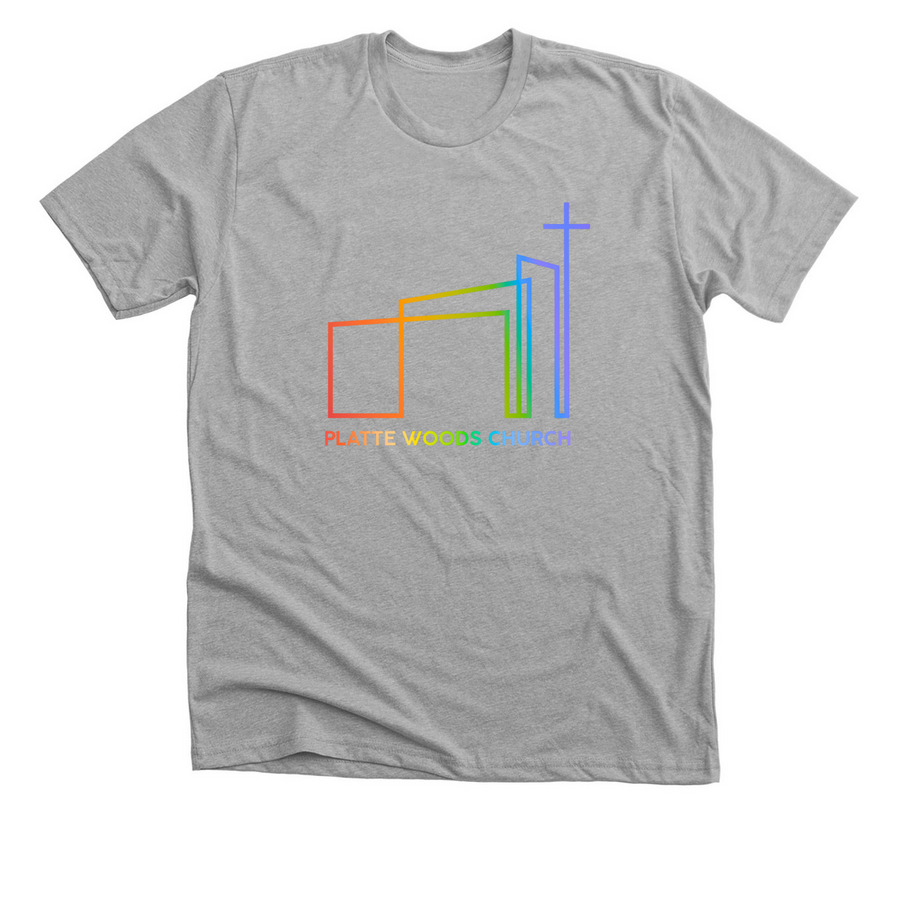 PWC Pride, a Athletic Heather Premium Unisex Tee