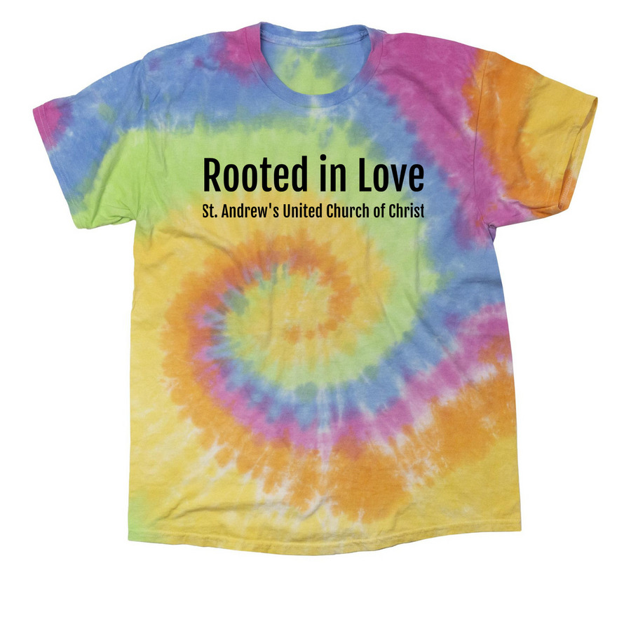 Rooted in Love Tie Dye Shirts, a Eternity Classic Tie Dye Tee