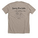 Sorry I'm Late... I was petting a dog., a Heather Stone Premium Unisex Tee (back-view)