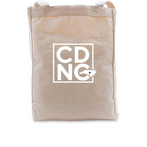 CDNC Tote Bag, a Natural Recycled Cotton Tote Bag