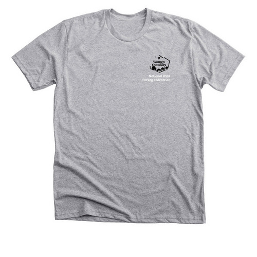 2024 Ohio Women in the Outdoors, a Athletic Heather Premium Unisex Tee