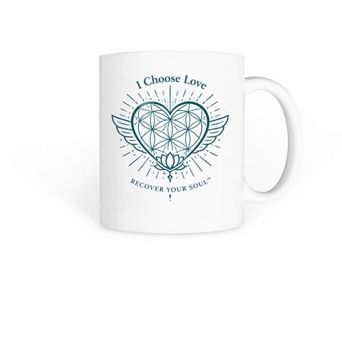 I Choose Love, a White Coffee Mug
