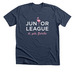 JLSP Pink Flamingo Tee&nbsp;, a Heather Navy Premium Unisex Tee