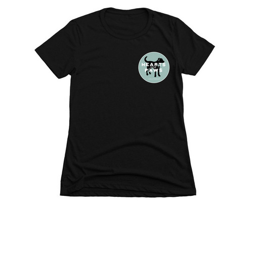 NEW HFP CA LOGO, a Black Women's Slim Fit Tee