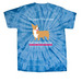 ECCR Transport Volunteer, a Baby Blue Classic Tie Dye Tee (back-view)