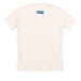(ADULT TEE) A Canvas of Culture at JQES, a Heather Natural Premium Unisex Tee (back-view)