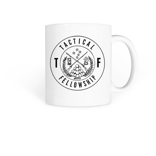TF Coffee Vessel, a White Coffee Mug