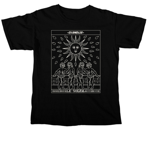 Chillin' in the Midnight Sun, a Black Comfort Colors Unisex Tee