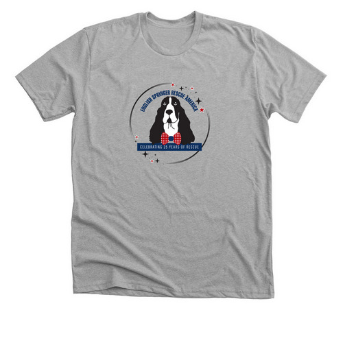 25 Years of Rescue, a Athletic Heather Premium Unisex Tee