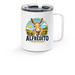 The Happy Hooves Collection, a White Stainless Steel Travel Mug