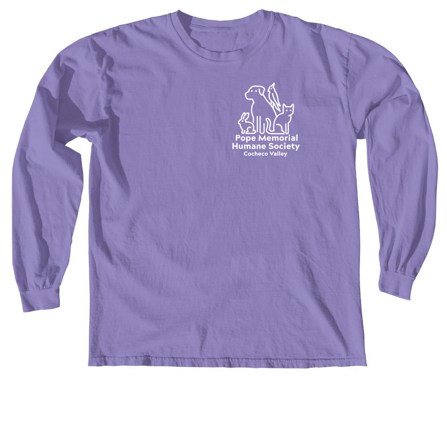 Comfort Colors Long Sleeve Tee, a Violet Comfort Colors Long Sleeve Tee