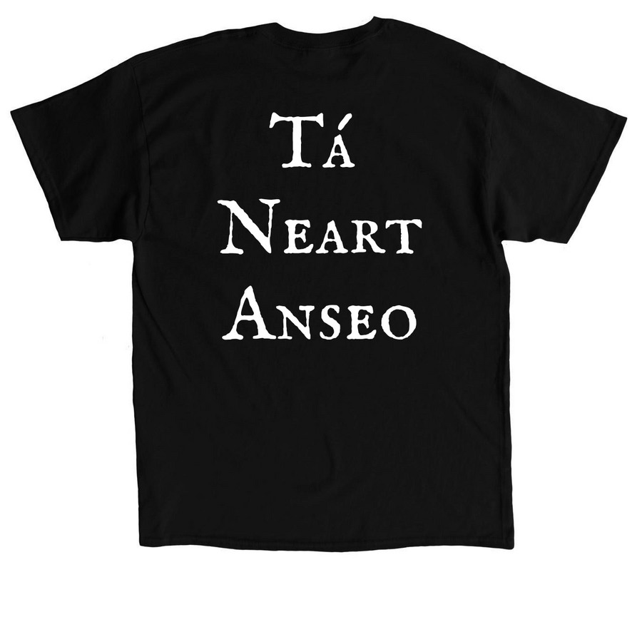 Shield Wall Strength Apparel, a Black Classic Unisex Tee (back-view)