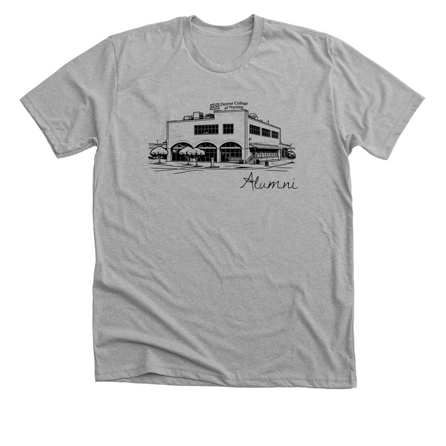 Alumni, a Athletic Heather Premium Unisex Tee