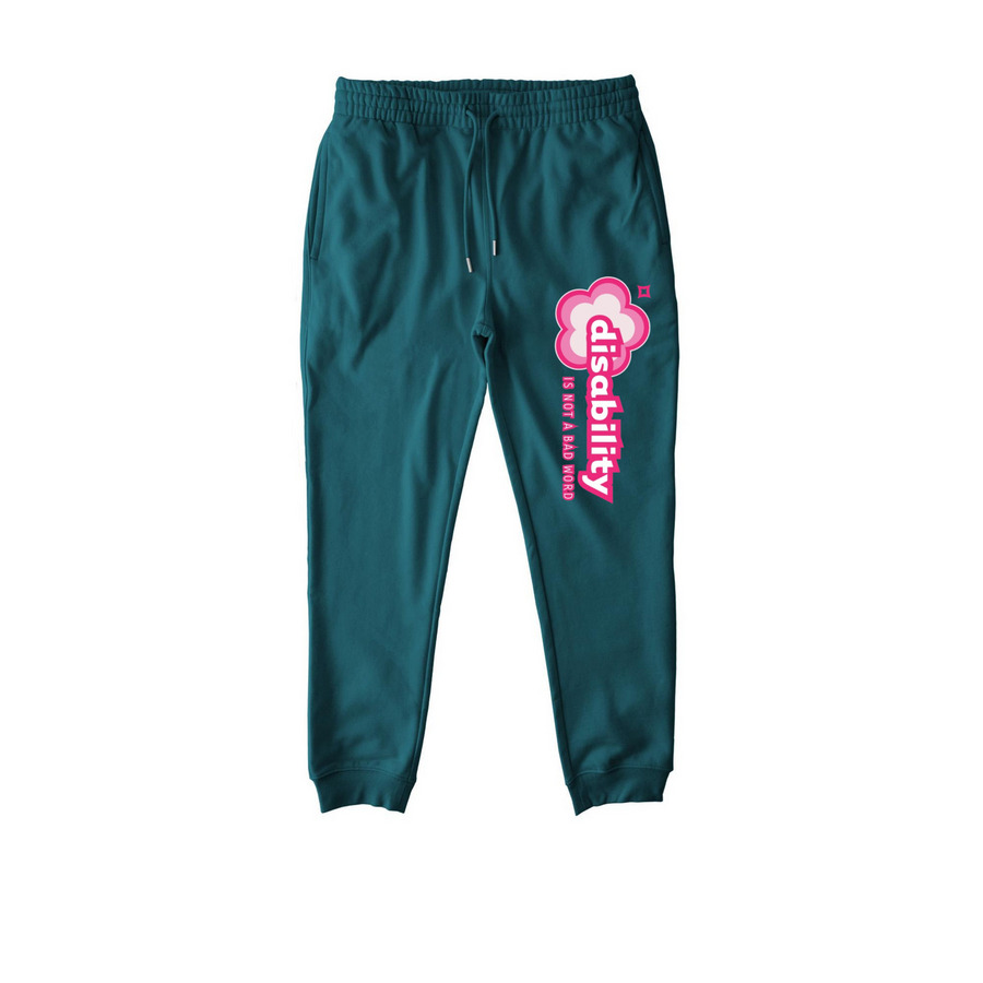 Disability Is Not A Bad Word, a Stargazer Stanley/Stella Unisex Flyer Jogger