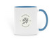 The Mug, a Light Blue Two-Tone Ceramic Mug