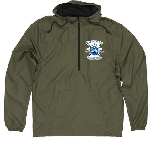 In Memory of Wyatt the Warrior&nbsp;, a Army Quarter-Zip Windbreaker