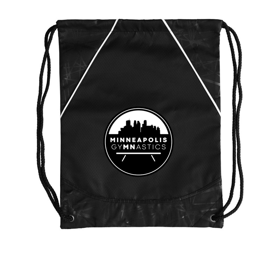 The Drawstring Gym Bag — Black