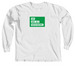 We Are All Neighbors, a White Comfort Colors Long Sleeve Tee