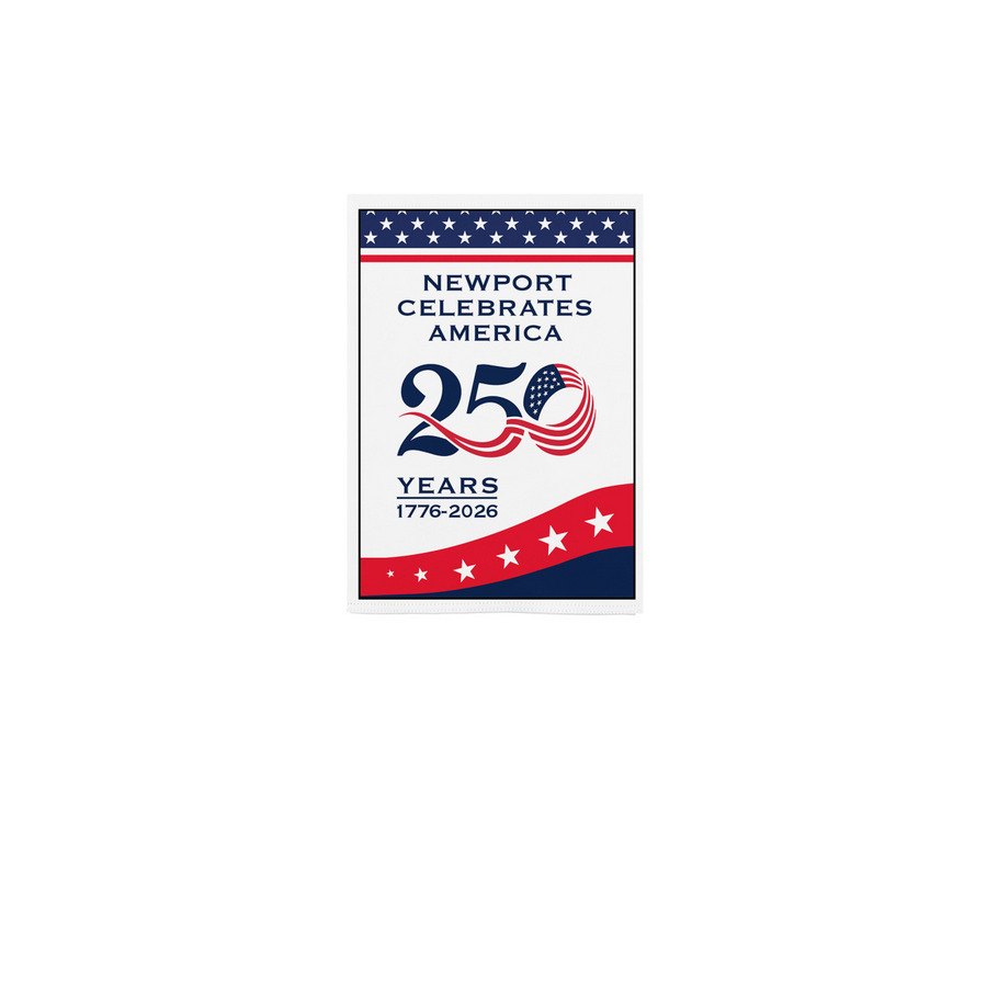 America's 250th - Commemorative Lawn Flag, a White 12" x 18" Yard Flag