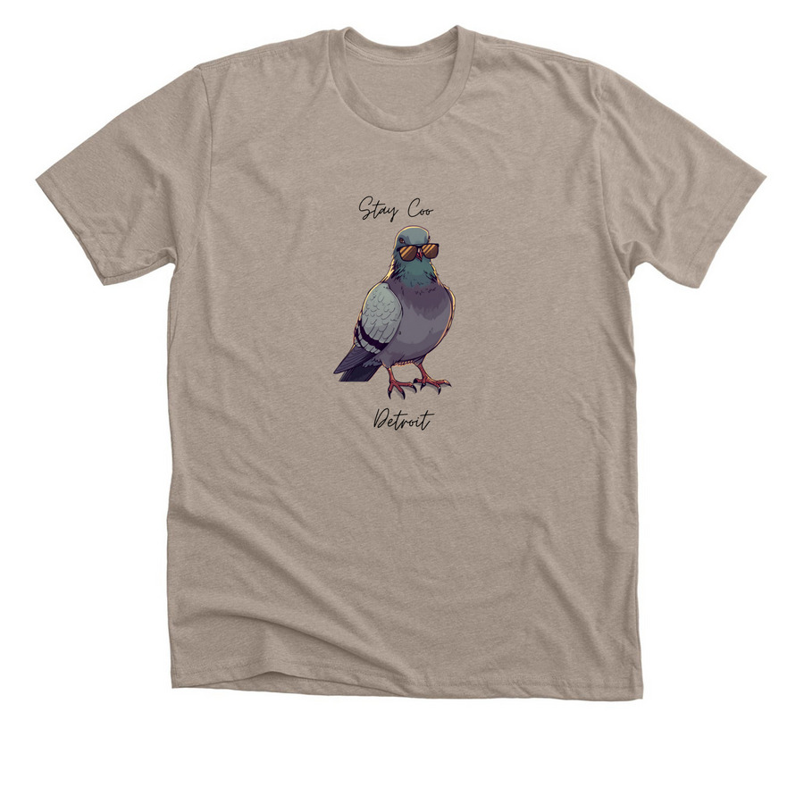 Stay Coo Detroit, a Heather Stone Premium Unisex Tee
