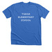 Tudor Retro, a Heather True Royal Premium Unisex Tee