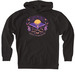 Save the Bats! (purple lettering), a Black Heavyweight Pullover Hoodie