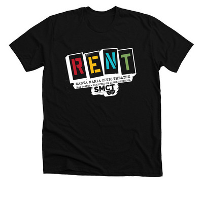 RENT SMCT-W/proceeds to Equity Fights AIDS, a Solid Black Blend Premium Unisex Tee