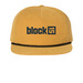 Block 15 Caps - Dark Logo, a Biscuit/ Black Printed Umpqua Snapback Cap