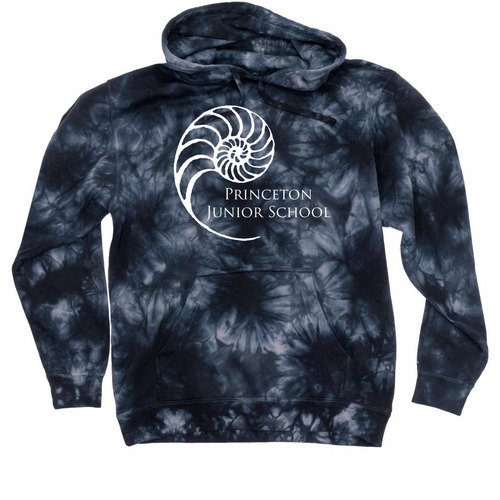 PJS Tie Dye Hoodies - new variation!, a Black Tie Dyed Pullover Hoodie