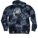 PJS Tie Dye Hoodies - new variation!, a Black Tie Dyed Pullover Hoodie