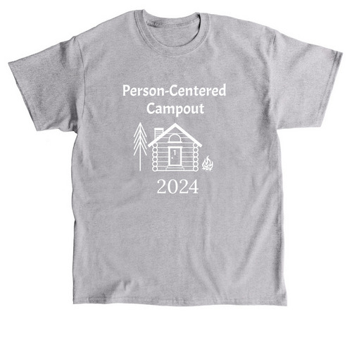 2024 Person-Centered Campout, a Sport Grey Classic Unisex Tee