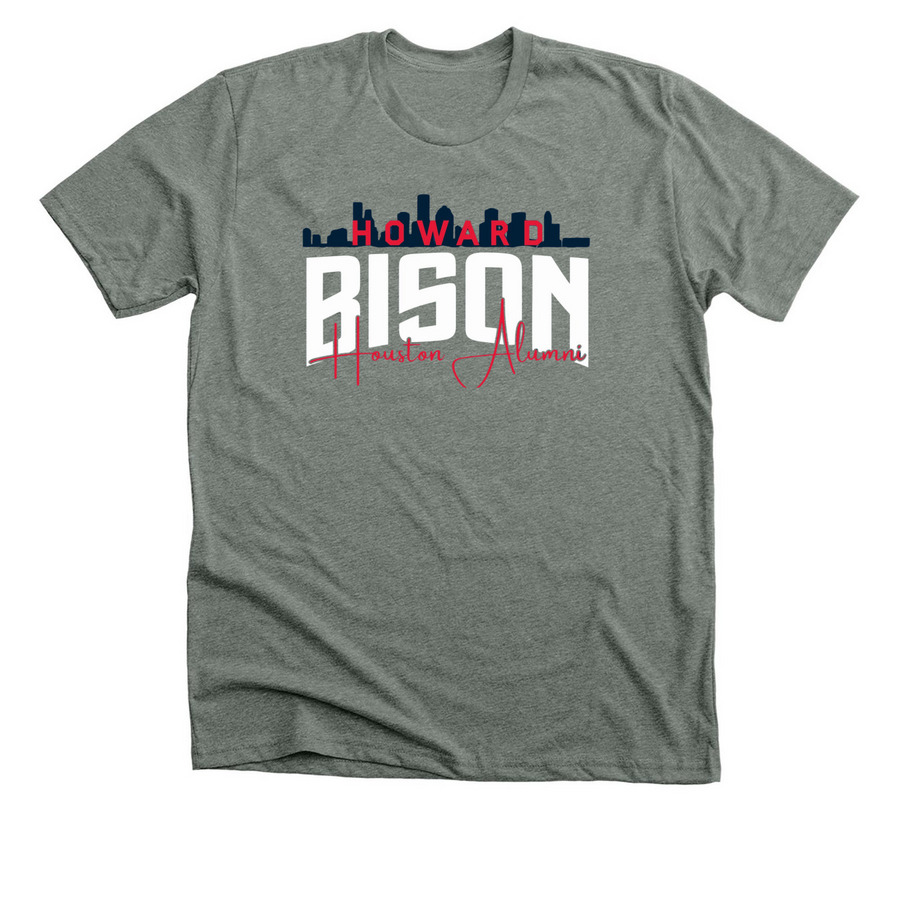 Howard University Alumni Club of Houston, a Deep Heather Premium Unisex Tee