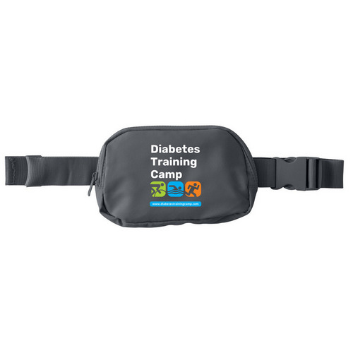 Hip Bags - Large Logo, a Storm Grey Matte Hip Pack
