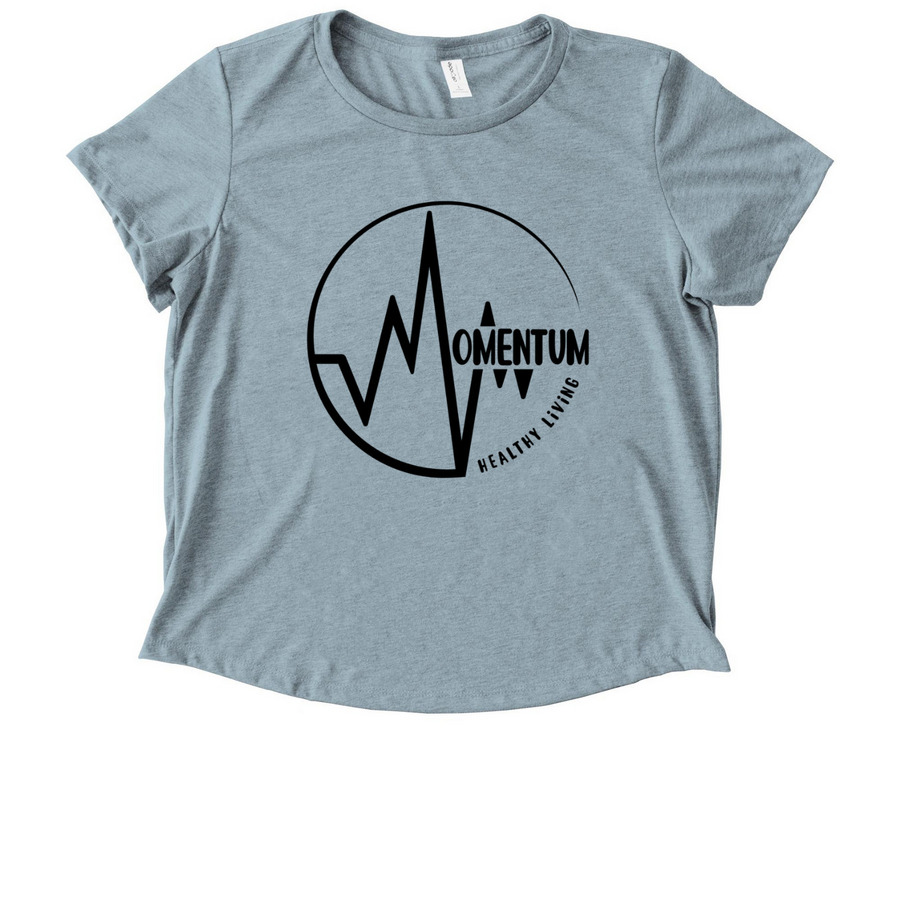 Momentum Healthy Living&nbsp;, a I Like You Blue Allmade Eco Triblend Women?s Scoop Neck Tee