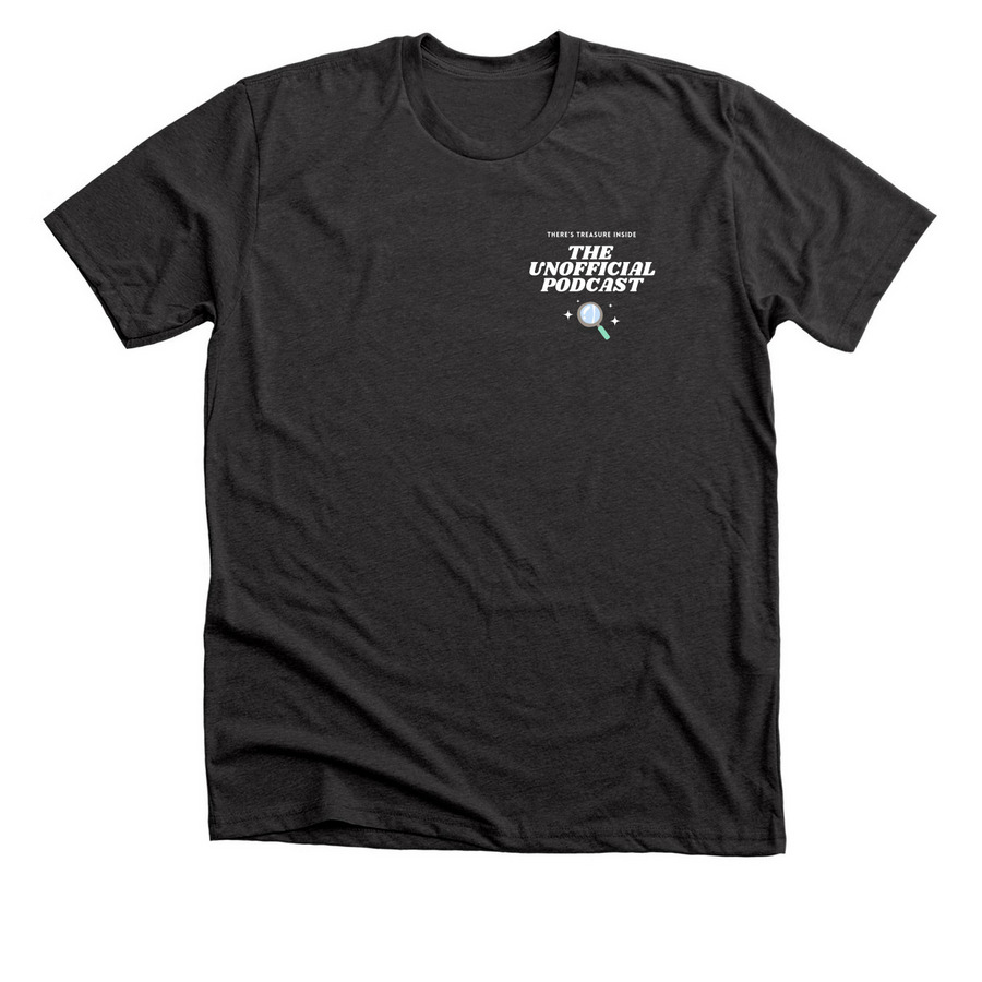 TTI Unofficial Shirts & Hoodies - Small Logo, a Dark Grey Heather Premium Unisex Tee