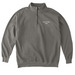 BC Hillel - QZip Design, a Grey Comfort Colors Quarter Zip Pullover
