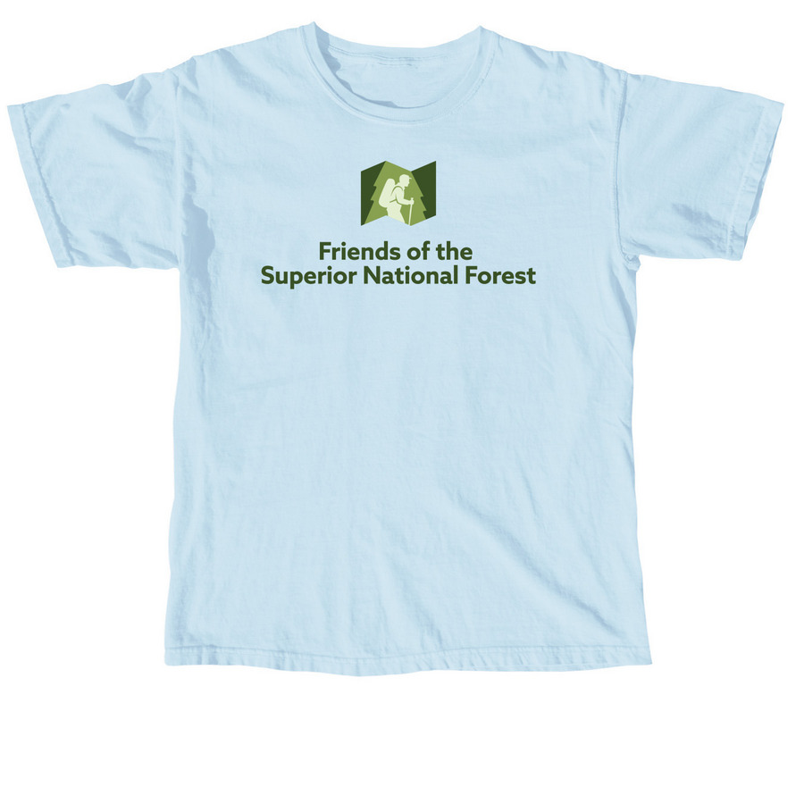 Friends SNF Logo Tee, a Chambray Comfort Colors Unisex Tee