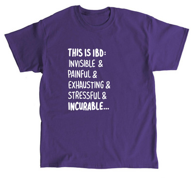 "This is IBD" T-Shirt, a Purple Classic Unisex Tee
