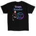 Team Kessler OOTD walk, a Black Classic Unisex Tee (back-view)