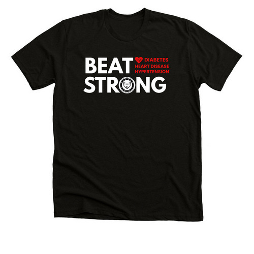 Beat Strong Awareness Tee, a Solid Black Blend Premium Unisex Tee