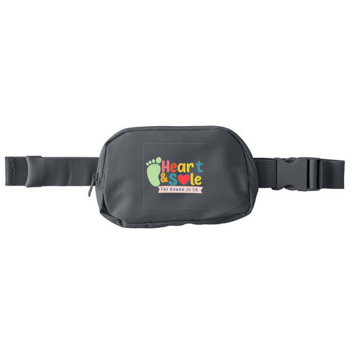 Heart & Sole- Fanny Pack, a Storm Grey Matte Hip Pack