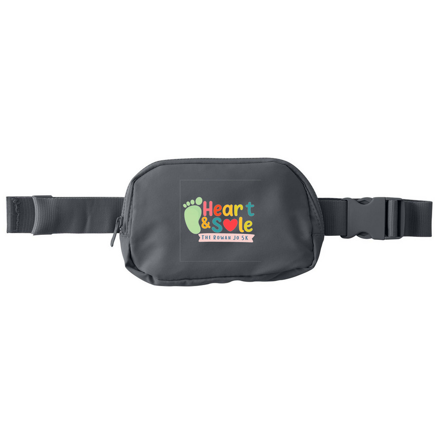 Heart & Sole- Fanny Pack, a Storm Grey Matte Hip Pack