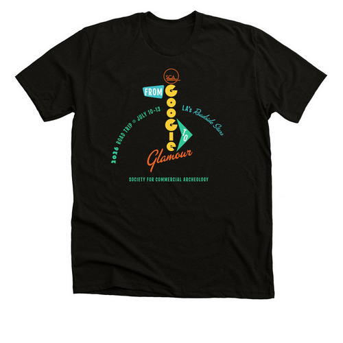 SCA 2026 LA Road Trip T-Shirt, a Black Heather Premium Unisex Tee