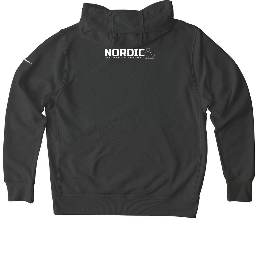 Howling For You Nike Collection, a Anthracite Nike Club Fleece Pullover Hoodie (back-view)