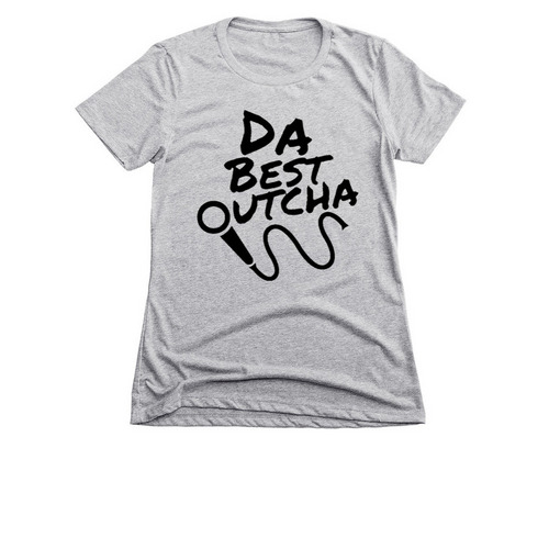 DaBestOutcha MC Edition&nbsp;, a Dark Heather Grey Women's Slim Fit Tee