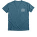 JLA Logo V-Neck, a Heather Deep Teal Premium V-Neck Tee