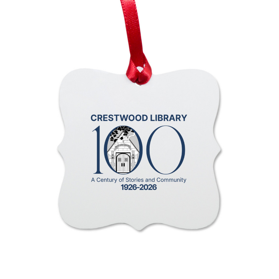 Limited Edition: Crestwood 100, a White Aluminum Square Ornament