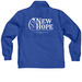 New Hope Logo Athletic Collection, a Game Royal Nike Club Fleece Half Zip Pullover (back-view)